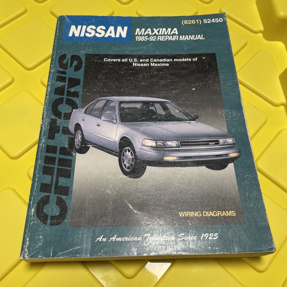 Chilton's Nissan maxima‎ 1985-1992 Repair Manual (8261) 52450